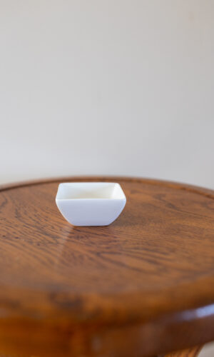 Adrienne – Verrines carrées en porcelaine blanche