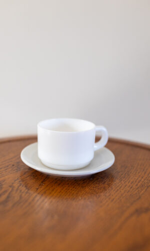 Marceline – Tasse + soucoupe café (format classique)