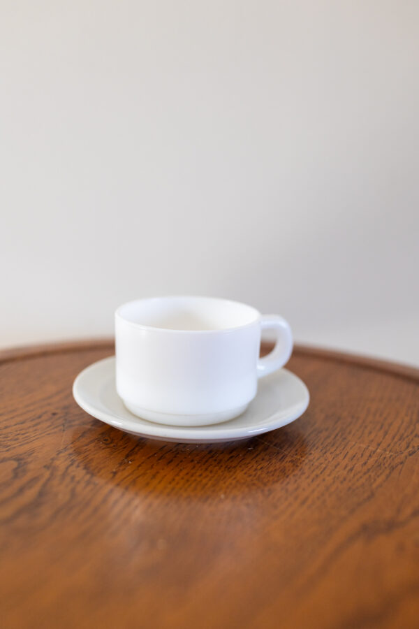 Marceline – Tasse + soucoupe café (format classique)